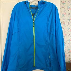 Blue Eddie Bauer wind Breaker